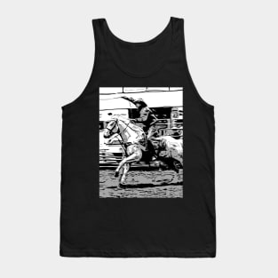 Rodeo Cowboy - Steer Roping Event Tank Top